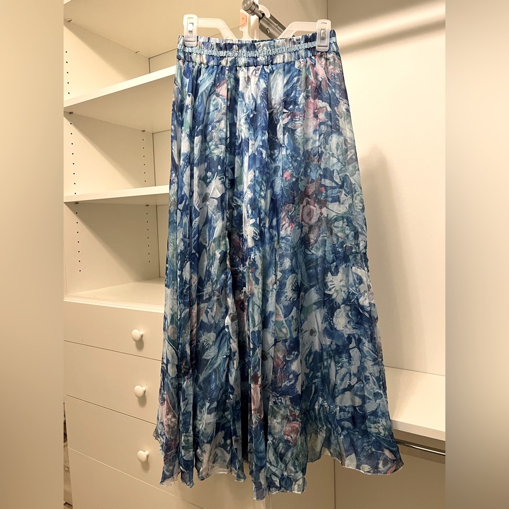 Flowing Floral Skirt